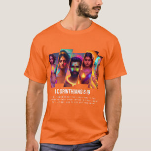 1 Corinthians 6:19 Hindi Stil T Shirt