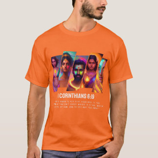 1 Corinthians 6:19 Hindi Stil T Shirt