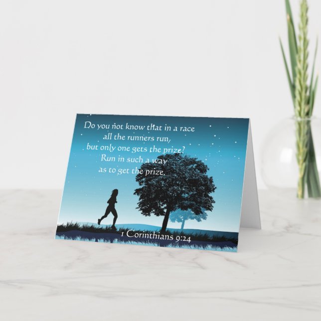 1 Corinthians 9:24 Kort (Framsida)