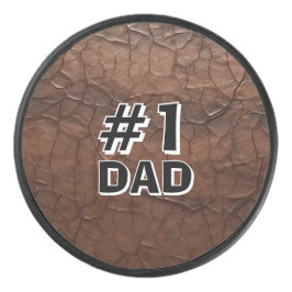#1 Dad Leather-look
