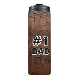 #1 Dad Leather-look