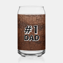 #1 Dad Leather-look