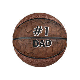 #1 Dad Leather-look