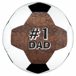 #1 Dad Leather-look