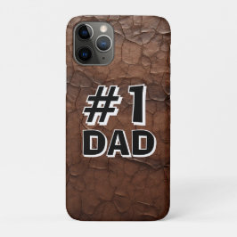#1 Dad Leather-look