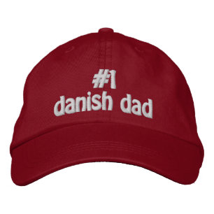#1 Dansk Pappa Broderad Keps