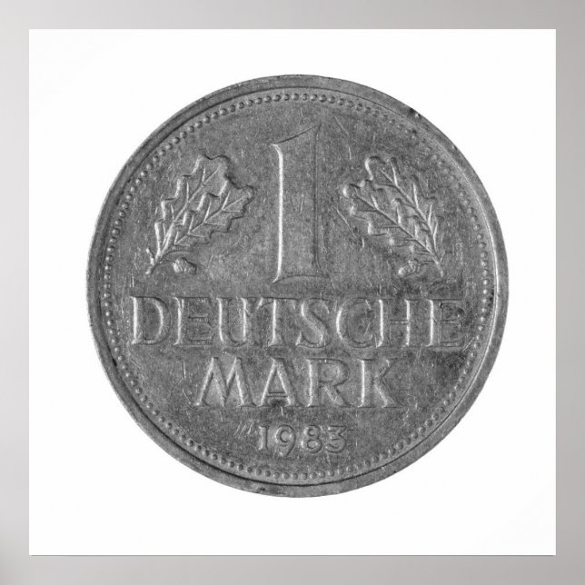 1 deutsche mark, Tyskland Poster (Framsidan)