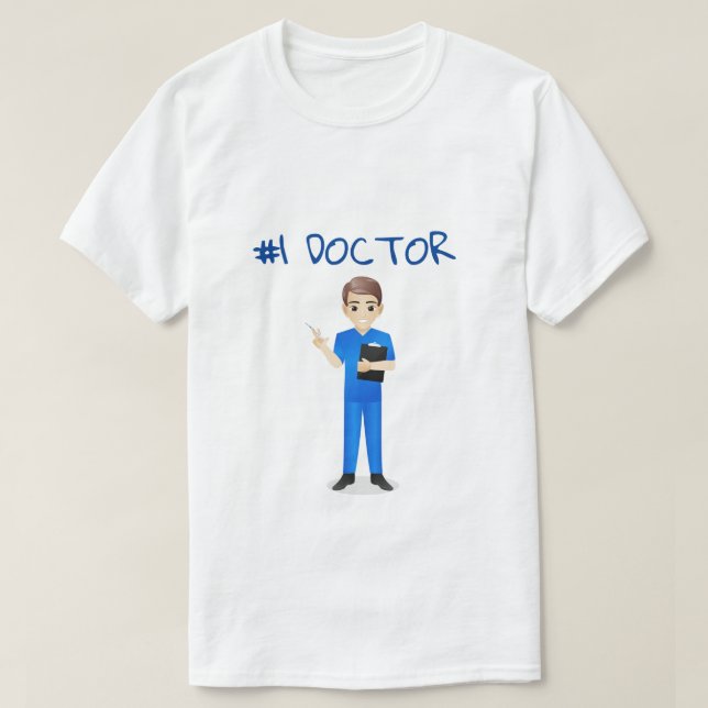 ***#1 DOKTOR*** VISA HONOM ATT DU ÄR SÄKER TEE (Design framsida)