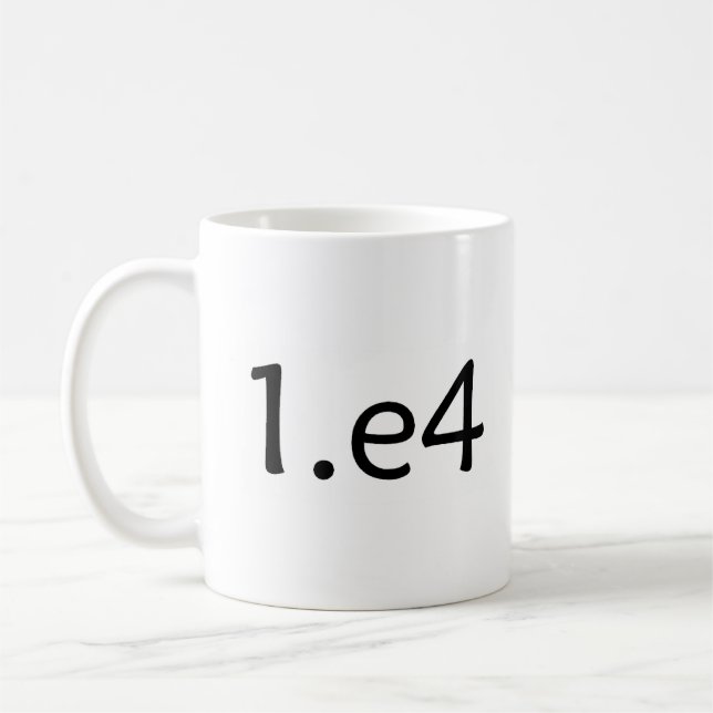 1.e4 kaffemugg (Vänster)