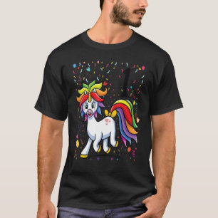 1:e Party-dagen 1:e året Unicorn Party 1:e födelse T Shirt