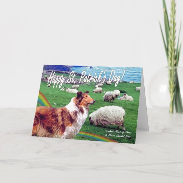 1. Enormt kort för Irland kustenst patrick's day (Framsida)