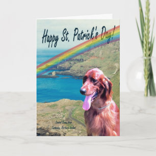 1. Enormt norr Irland St Patrick dagönskemål Kort