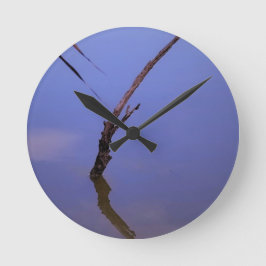 #1-Etang de Scamandre en Camargue. Rund Klocka