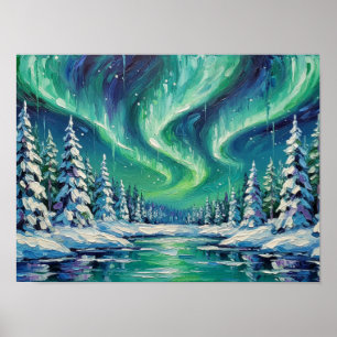 1. Eterisk Aurora Borealis Poster