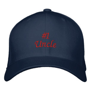 #1, Farbror-Embroized Hat Broderad Keps