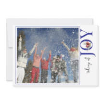 1 FOTO PÅ VITCHRISTMAS-KORT - JOY
