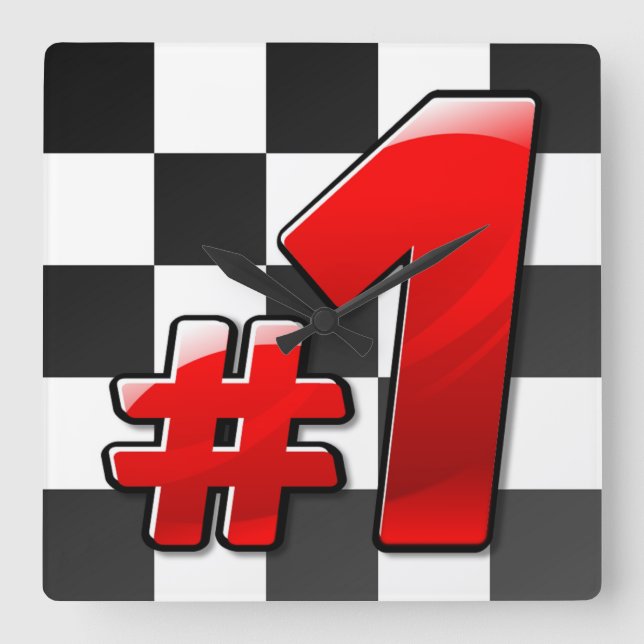 1 FYRKANTIG KLOCKA (Framsida)