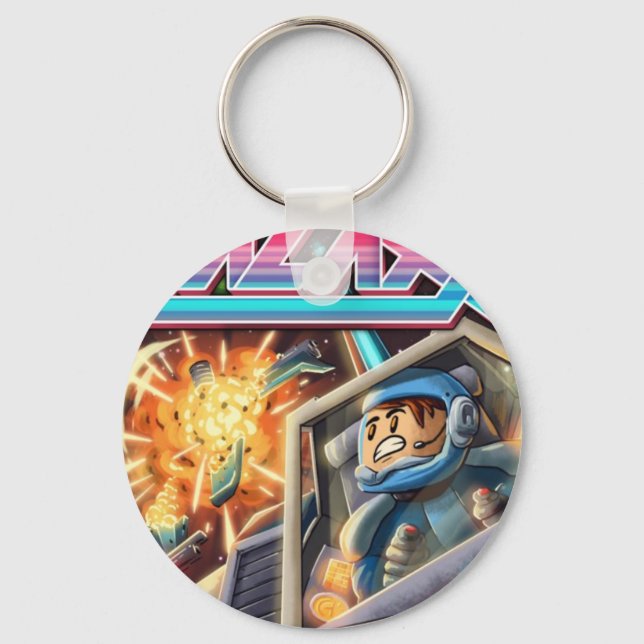 1 Galaxy Keychain Nyckelring (Framsida)