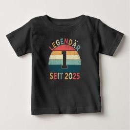 1. Geburtstag Legendär Seit 2025 Jahrgang T Shirt