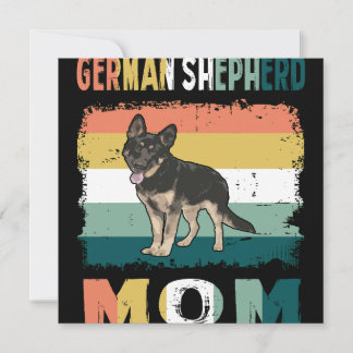 1 German Shepherd Mom Inbjudningar