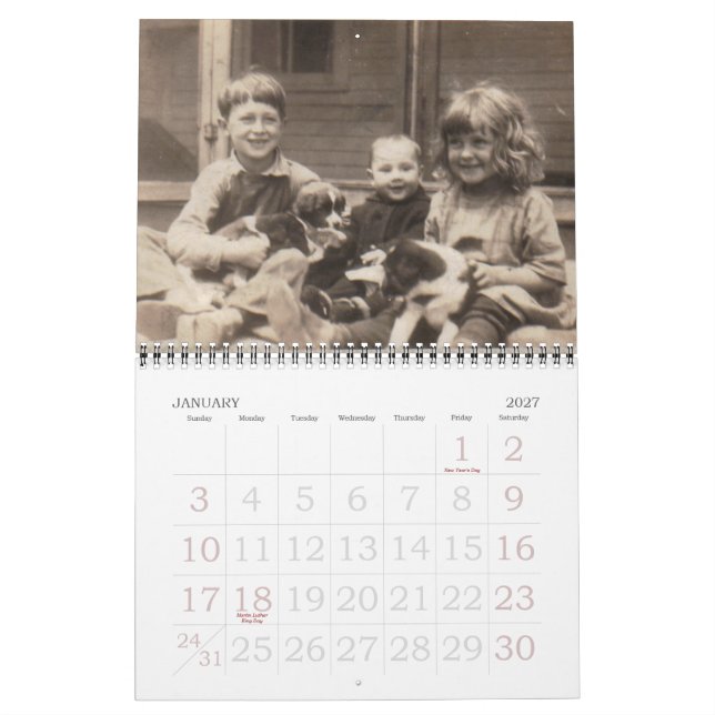 1, Glad helg! 2007 Kalender (Jan 2027)