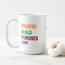 " 1 GOD 1 KUNG GOD DESIGNAD ME" Latte Mugg