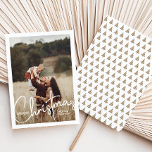 1 God jul för handskrivet fotoskript