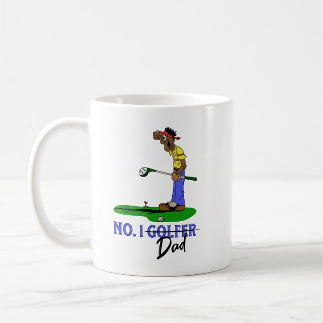 1 Golfer Pappa Kaffemugg (Vänster)