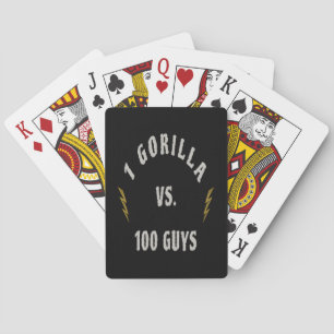 1 Gorilla vs. 100 killar Casinokort