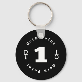 1 Goth Point Keychain Nyckelring