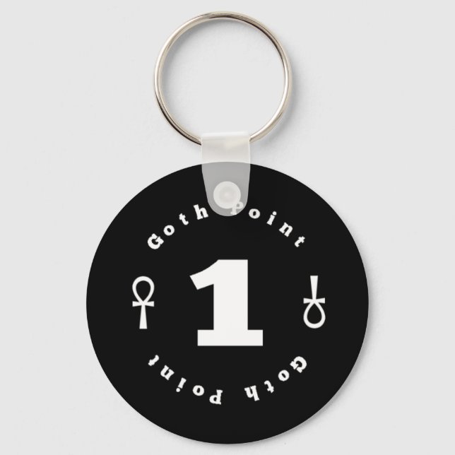 1 Goth Point Keychain Nyckelring (Framsida)