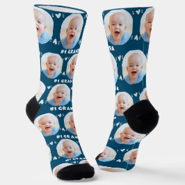 #1 Grandpa Baby eller Child Photo Fars dag