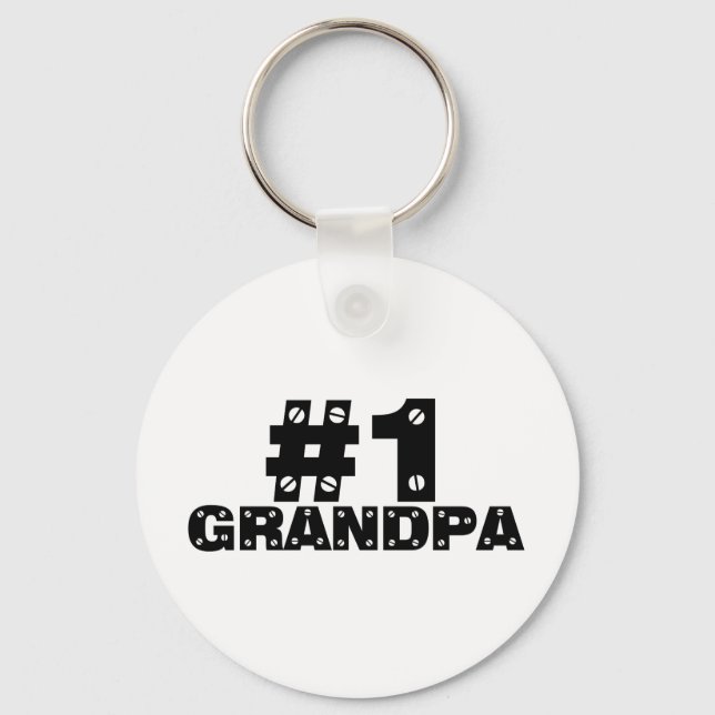 #1 Grandpa Nyckelring (Framsida)