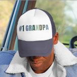 #1 Grandpa-Truckerkeps | Coola Grandpa Gift | Retr Keps<br><div class="desc">Visa farfar att han verkligen är en sån med den här fet truckerkepsen "#1 GRANDPA"! Med återblockstypografi i ett mjukt vintage-färg-system gör det här andliga skyddshöljet perfekten för Far dag, födelsedagar eller bara för att säga "vi kärlek dig." 🧢 varför det är fantastisk: ・ Klassisk återkomst passar med vintage flair...</div>