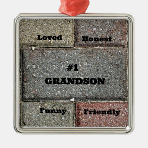 #1 Grandson Julgransprydnad Metall