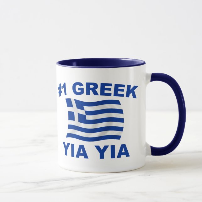 #1 grekiska Yia Yia Mugg (Höger)