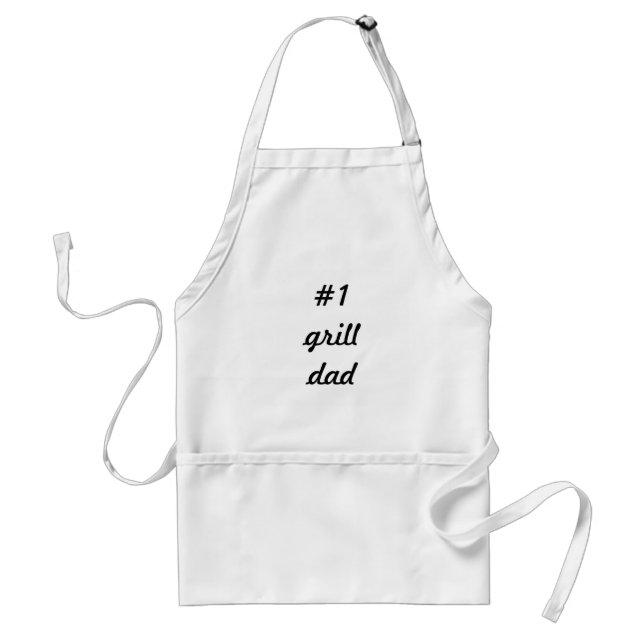 #1 grill pappa-plattan förkläde (Framsidan)