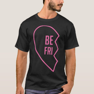 1 hjärta i 2 bästa vänner som matchar BFF-utfall T Shirt