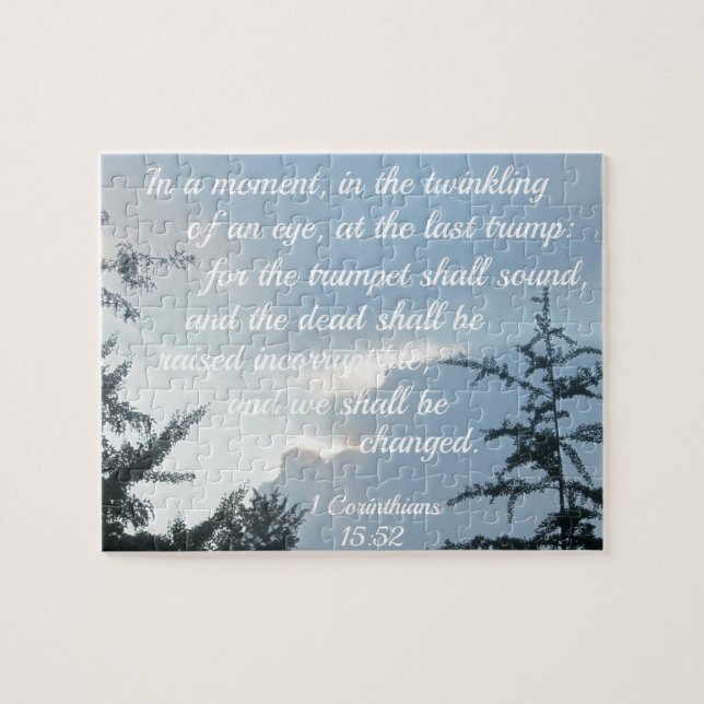 1 hörn. 15:52 Om ett ögonblick, i ett Pussel (Horisontell)