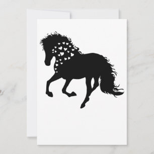 1- Horse Shirt, Horse Lover Tee, Girls Horse Inbjudningar