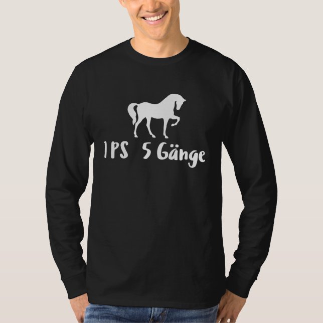 1 HP 5 speed horses T Shirt (Framsida)