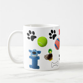 #1 Hund Grandma with Hund Leksak Graphics Coffee M Kaffemugg