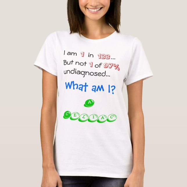 1 i 133 ett Celiac Tee (Framsida)
