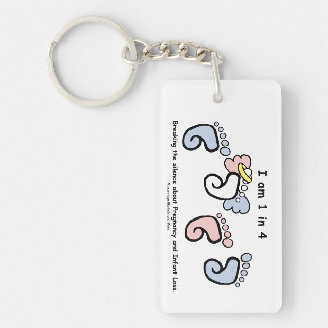 1 i 4 Keychain Nyckelring (Framsidan)