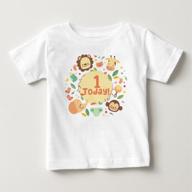 1 i dag tshirt tee shirt (Framsida)