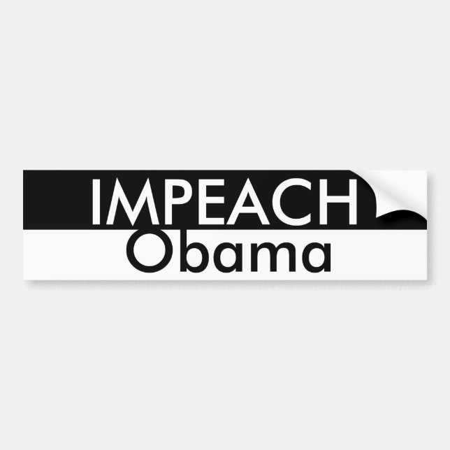 1 IMPEACH, Obama Bildekal (Framsidan)