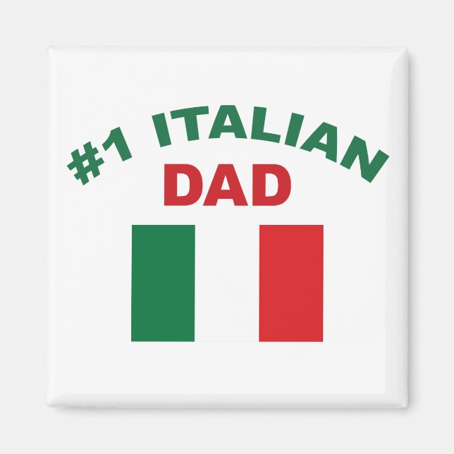 #1 Italienska Pappa Magnet (Framsidan)