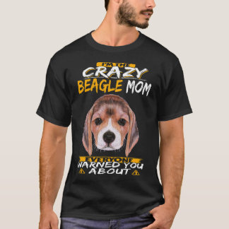 1 Jag är den galna Beagle-mamman T Shirt
