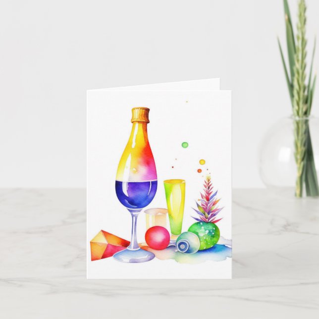 1 januari nyårsdagen B Kort (Framsida)