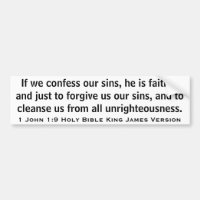 1 Johannes 1:9 Heliga Bibeln King James Version